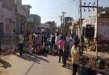 केसरिसिंहपुर में गौरव पथ निर्माण में लापरवाही पर तनातनी